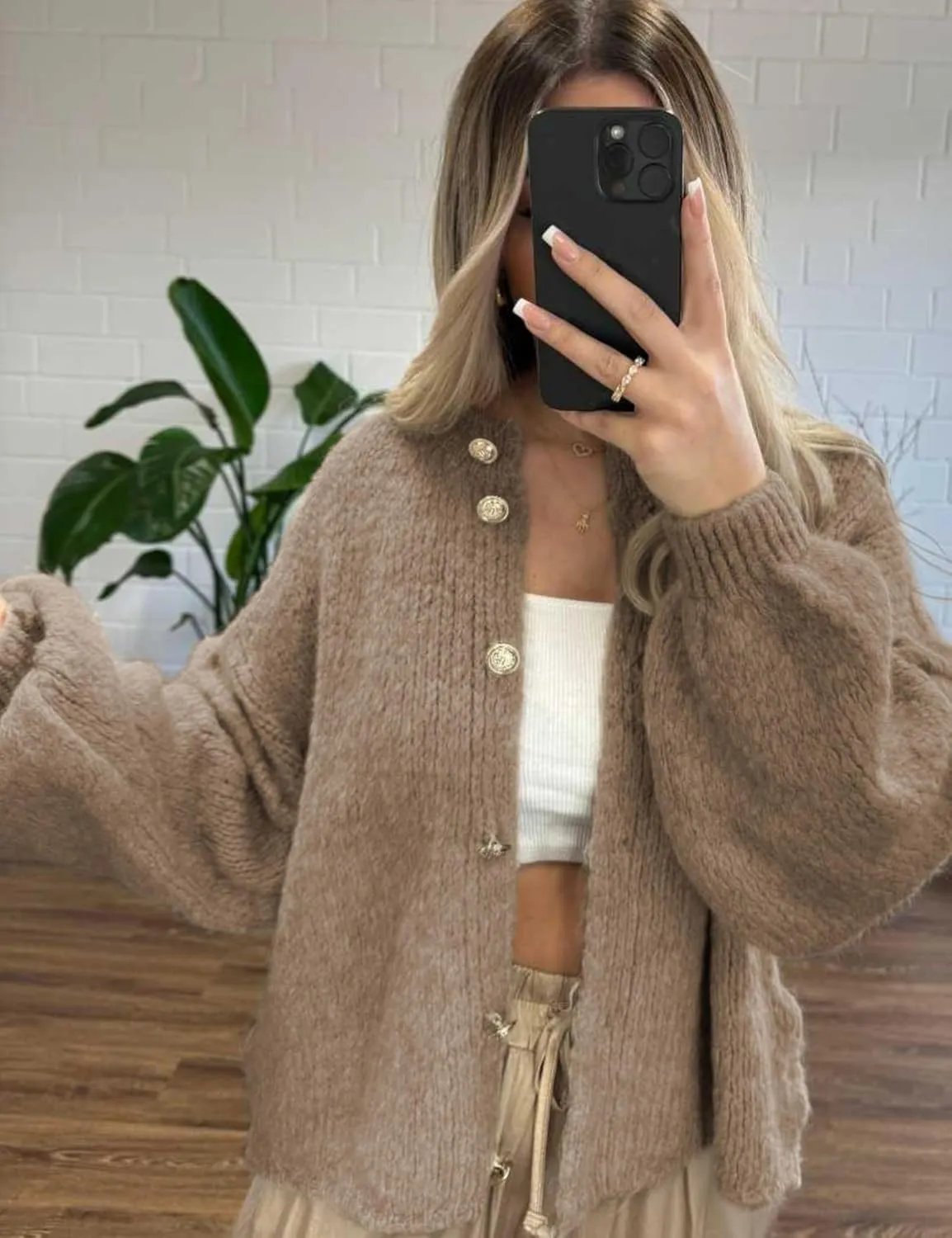 SeekMe Womens Cardigan Sweaters Casual Lightweight Long Sleeve Button Up Knit Oversized 2024 Fall Outwear