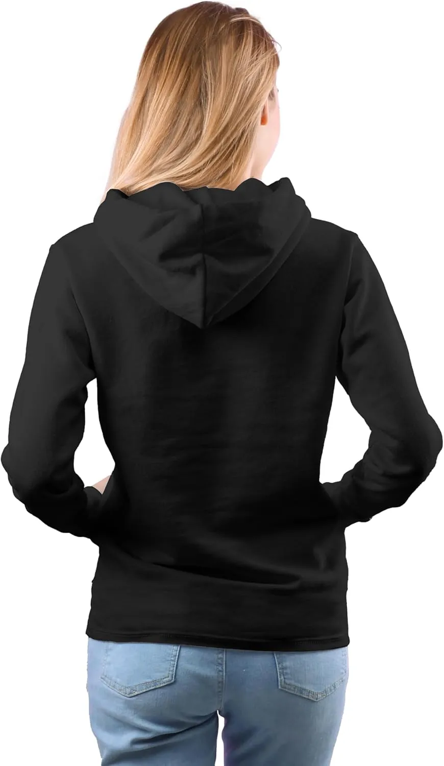 Sexy Basics Women's French Terry Fleece Full-Zip Hoodie | All Season Cotton Knit Jacket | Multi Packs & Colors