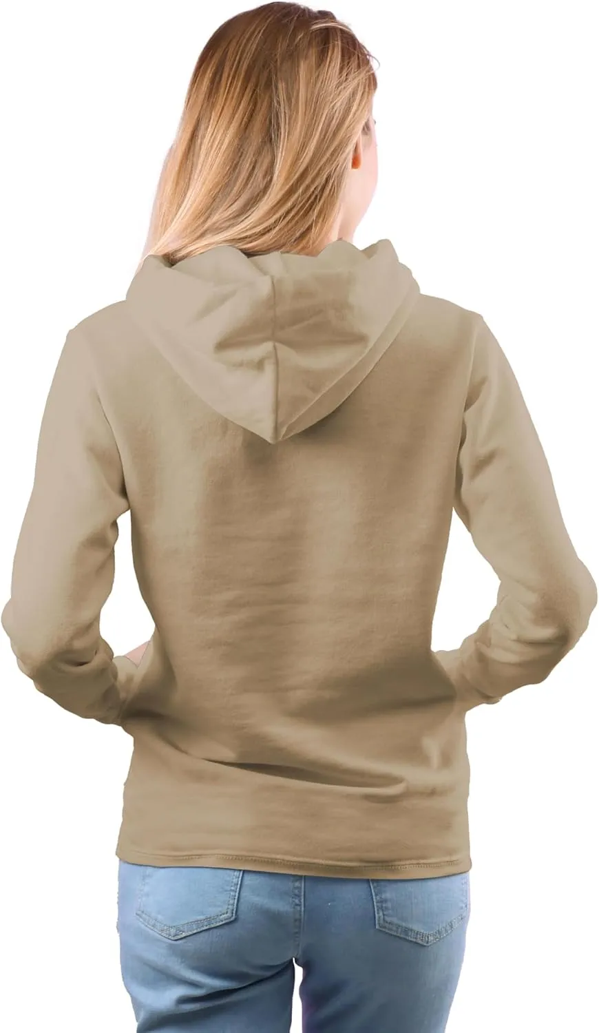 Sexy Basics Women's French Terry Fleece Full-Zip Hoodie | All Season Cotton Knit Jacket | Multi Packs & Colors
