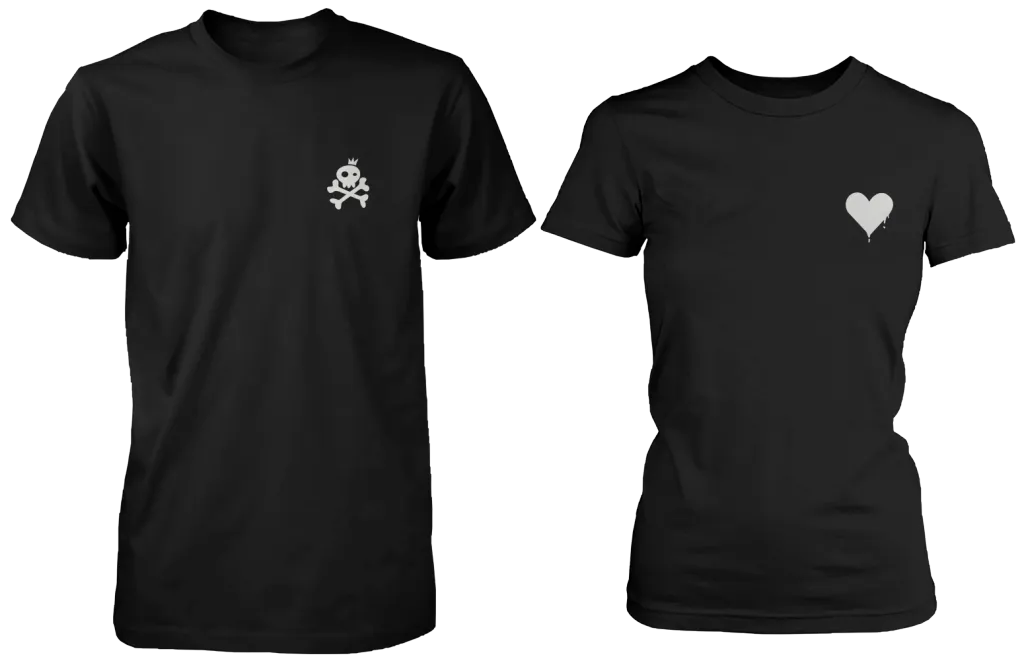 Till Death Do Us Part & Party Matching Couple Shirts (Set)