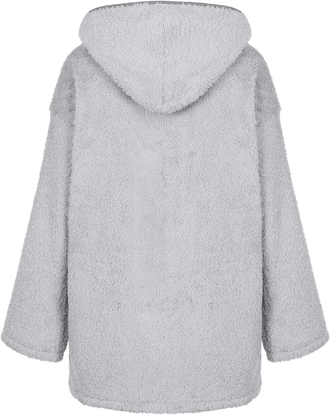 Winter Coats for Women Oversized Sherpa Jackets Warm Fuzzy Fleece Hoodies Zip up Hooded Parka Peacoat Outerwear
