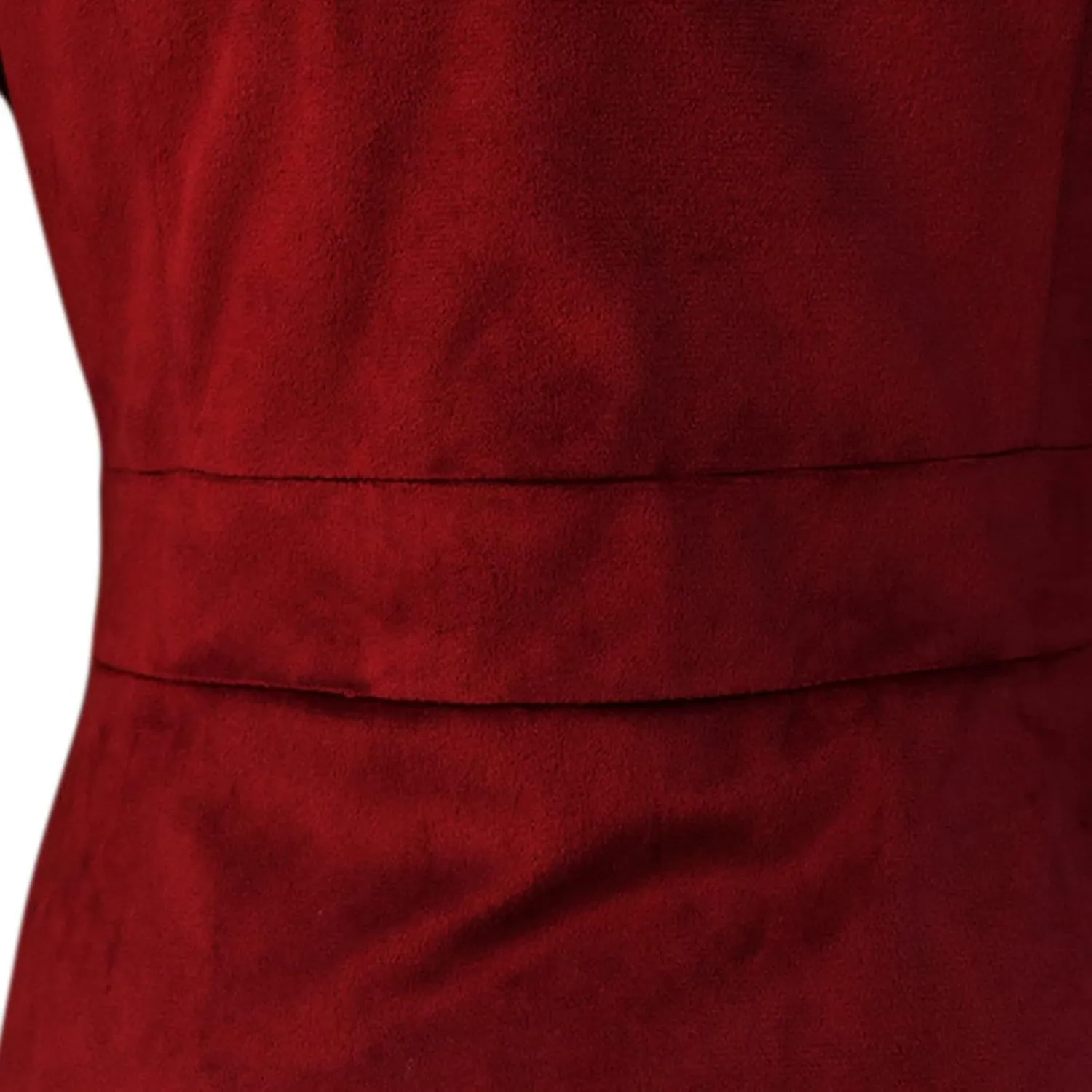 Women Light Weight Thin Vintage Slim Medieval Retro Halloween&Christmas Asymmetric Long Velvet Blazers Coat (Red, XXL)