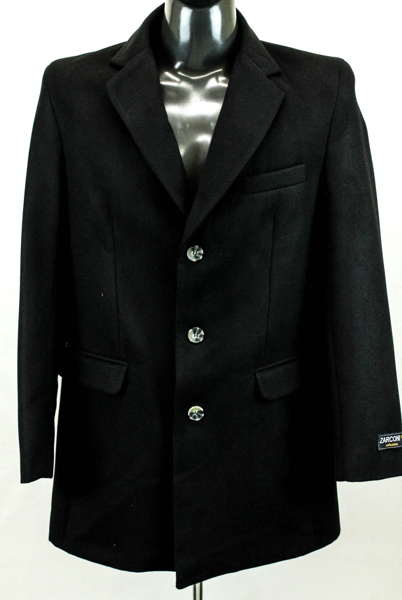 Zarconi Melton Jacket Black Coat