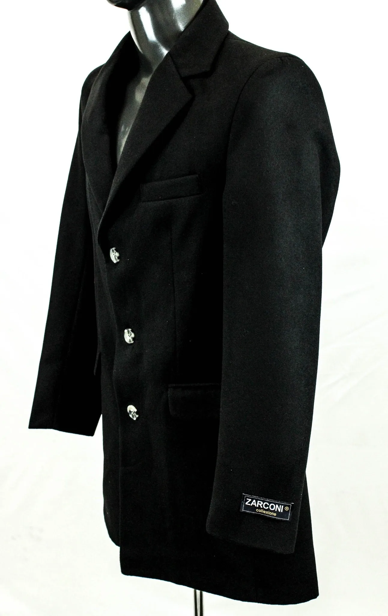 Zarconi Melton Jacket Black Coat